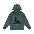 Snow Washed Loose Cotton Hoodie