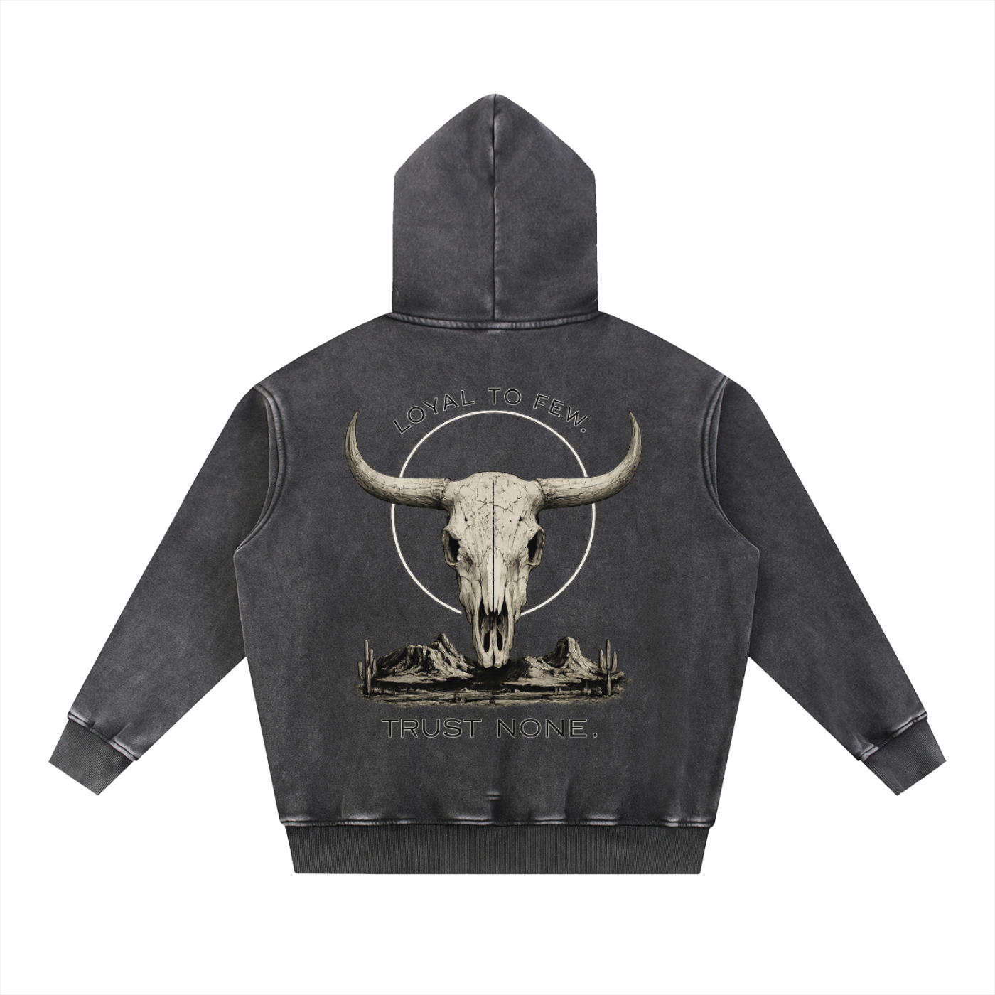 Snow Wash Fleece Oversize Hoodie