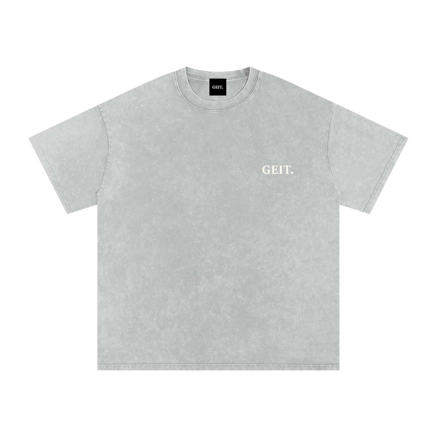Original GEIT Snow Washed Oversized Cotton T-Shirt