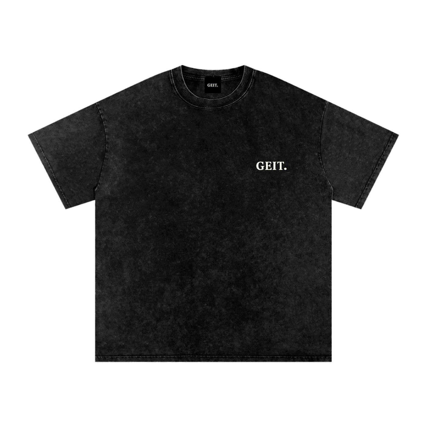 Original GEIT Snow Washed Oversized Cotton T-Shirt