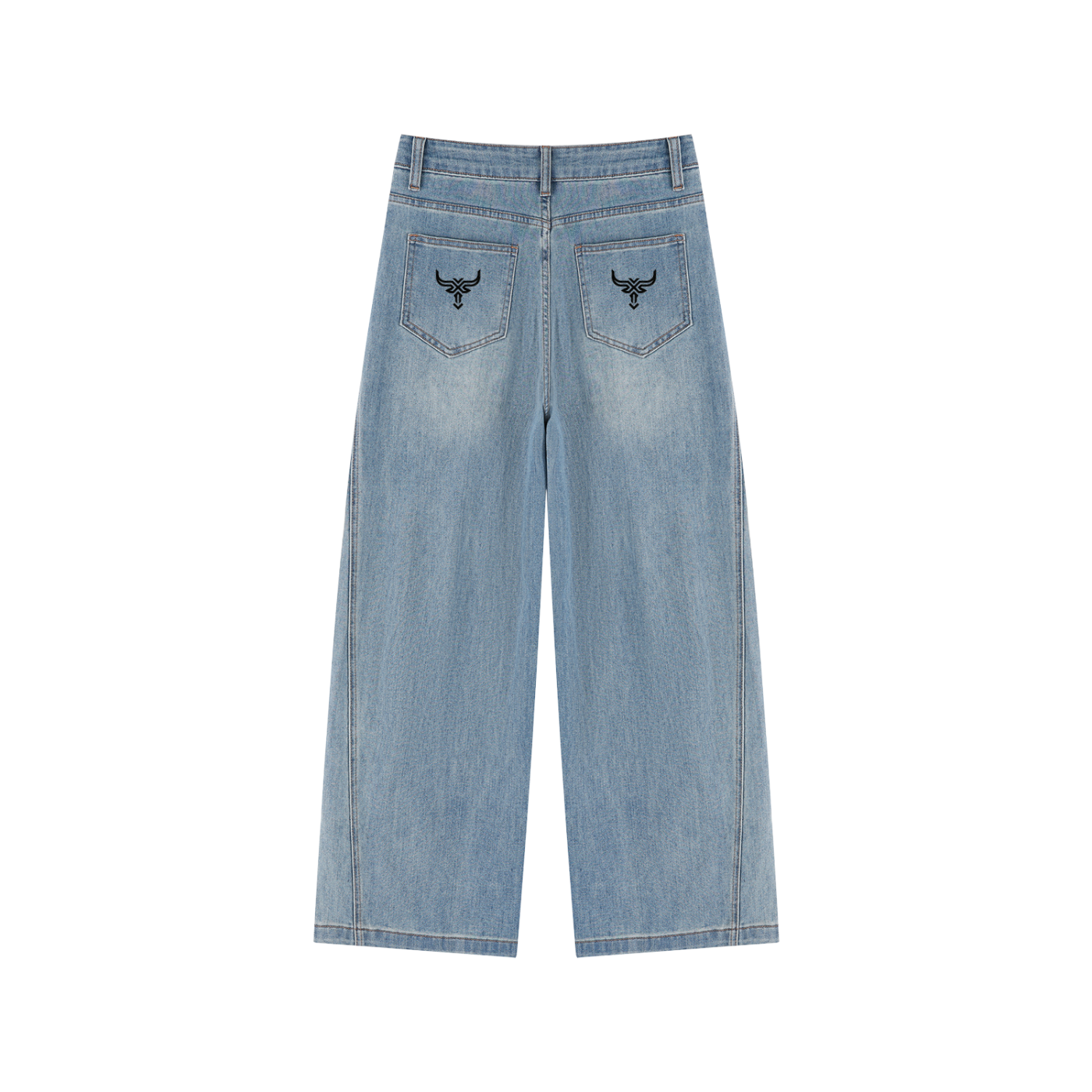 Women’s Vintage Wash High Rise Wide Leg Jeans