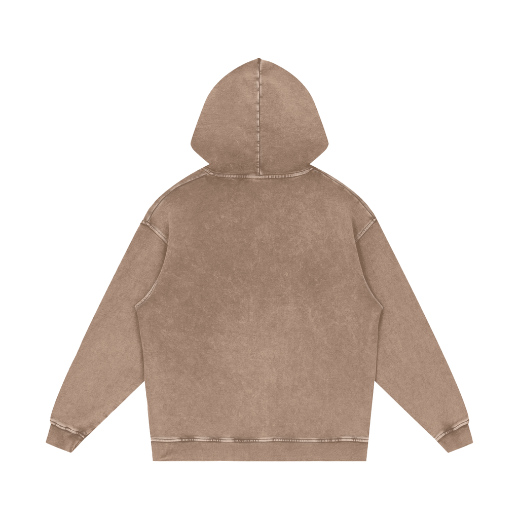 Original GEIT Snow Washed Loose Cotton Hoodie