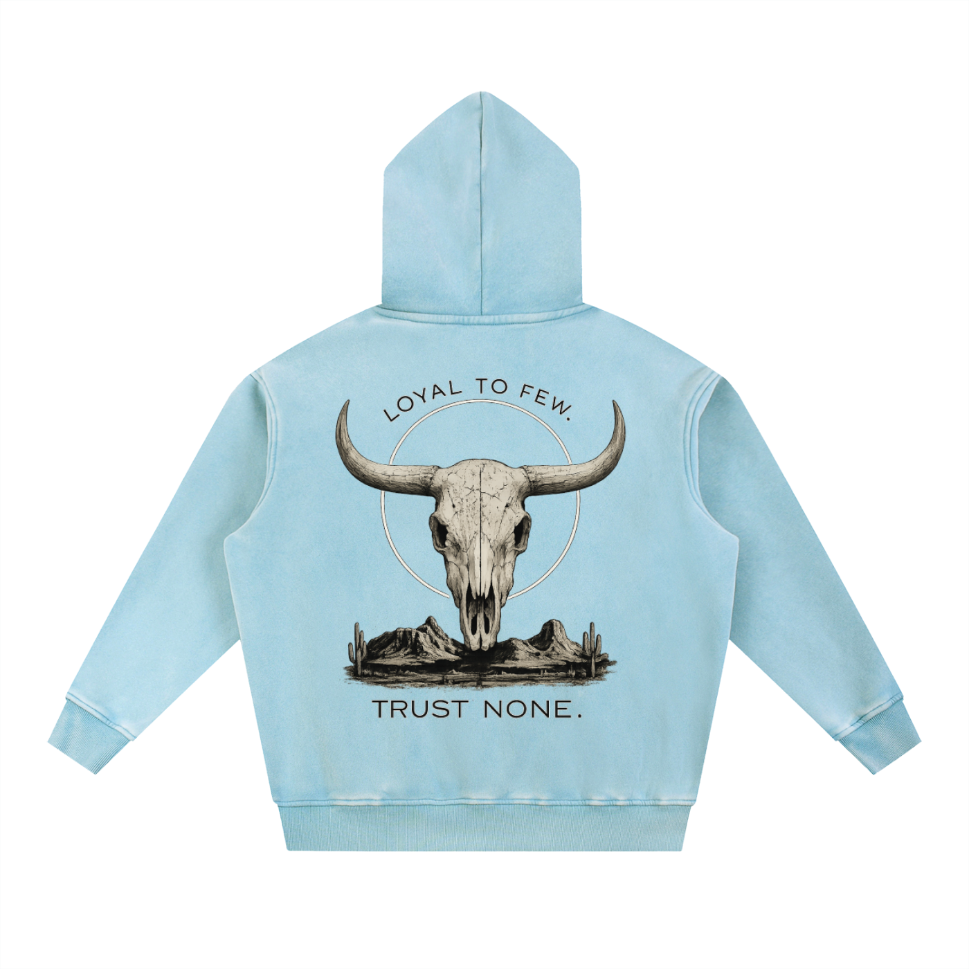 Snow Wash Fleece Oversize Hoodie