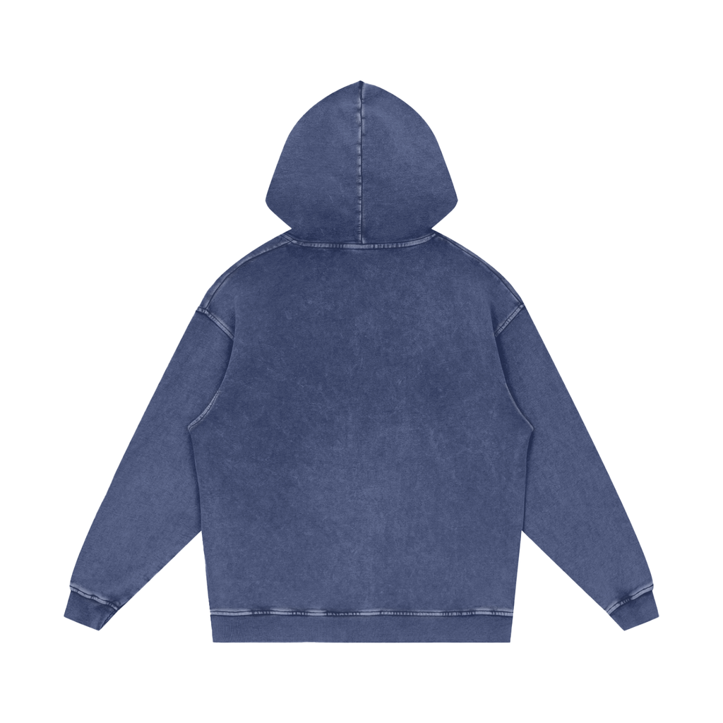 Original GEIT Snow Washed Loose Cotton Hoodie
