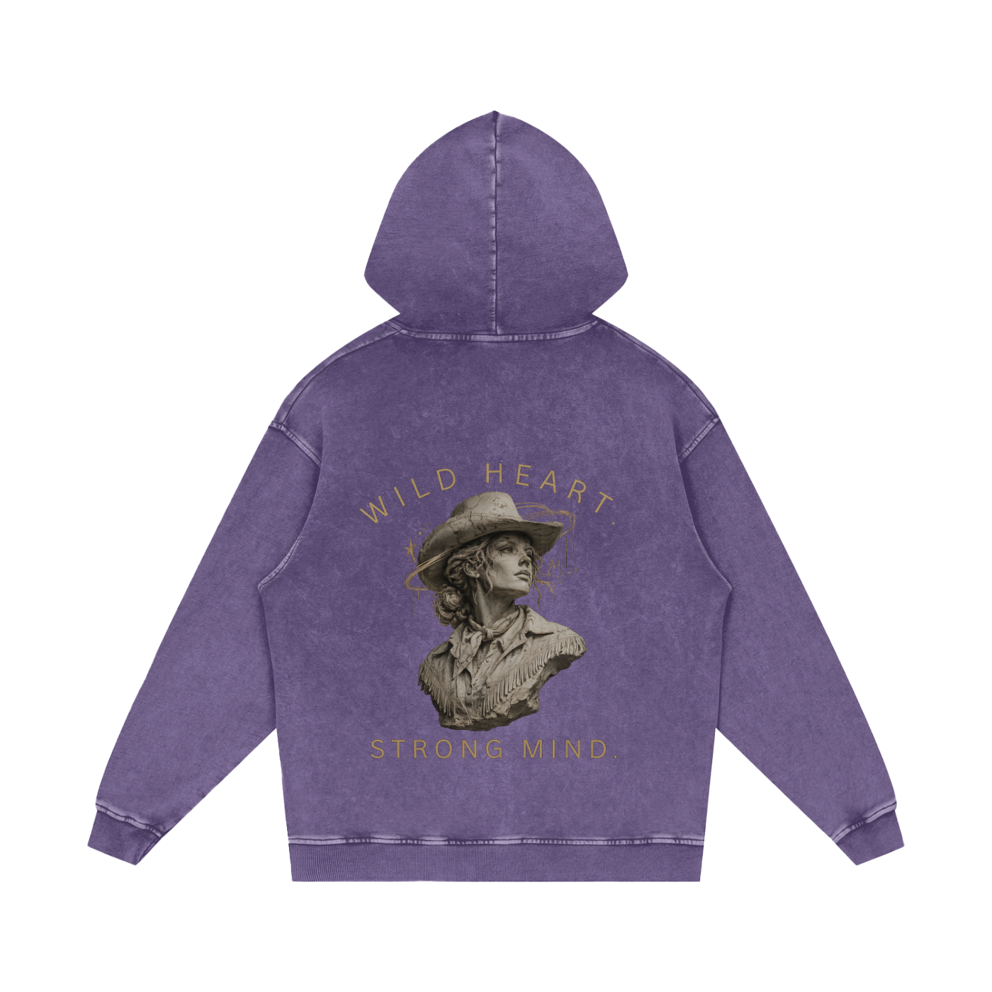 Snow Washed Loose Cotton Hoodie