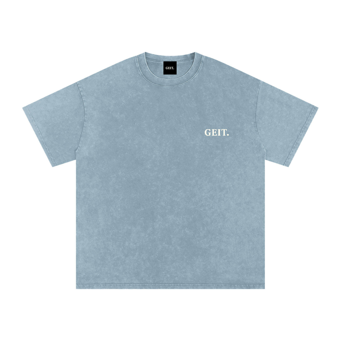 Original GEIT Snow Washed Oversized Cotton T-Shirt