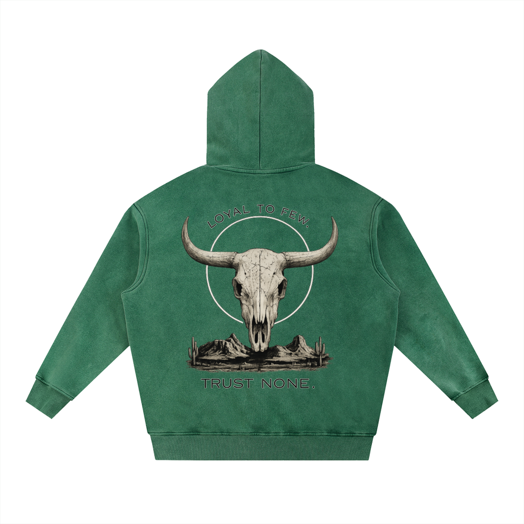 Snow Wash Fleece Oversize Hoodie