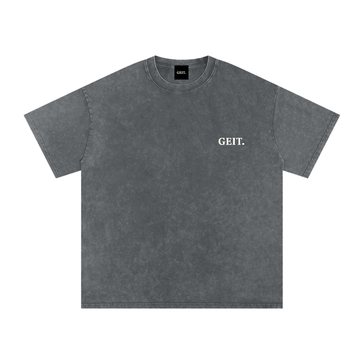 Original GEIT Snow Washed Oversized Cotton T-Shirt