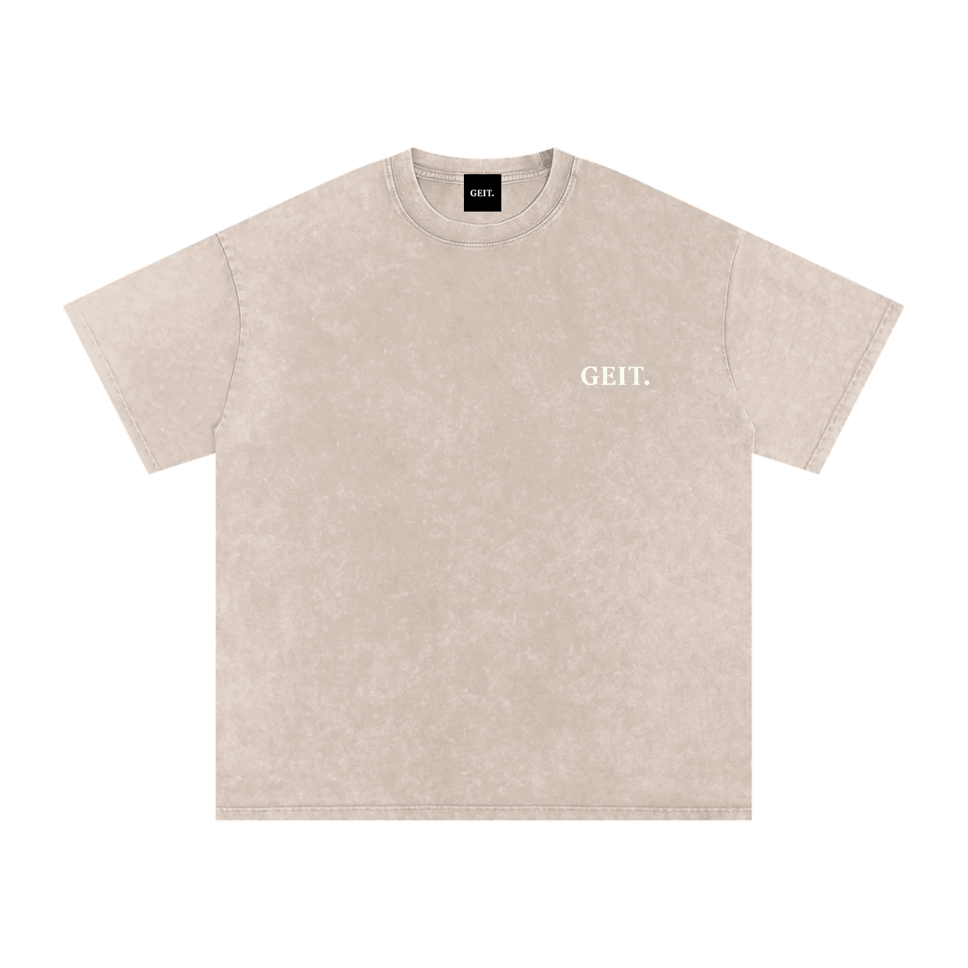 Original GEIT Snow Washed Oversized Cotton T-Shirt