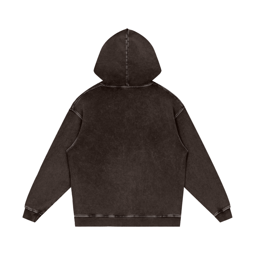 Original GEIT Snow Washed Loose Cotton Hoodie